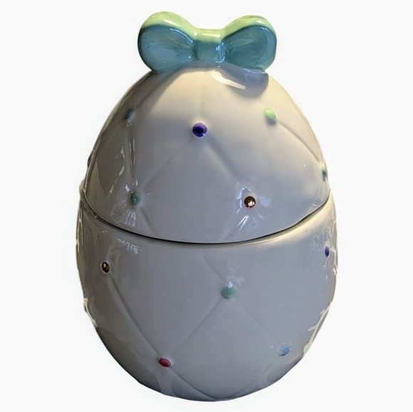 NEW Easter Egg Cookie Jar - Picture 1 of 5